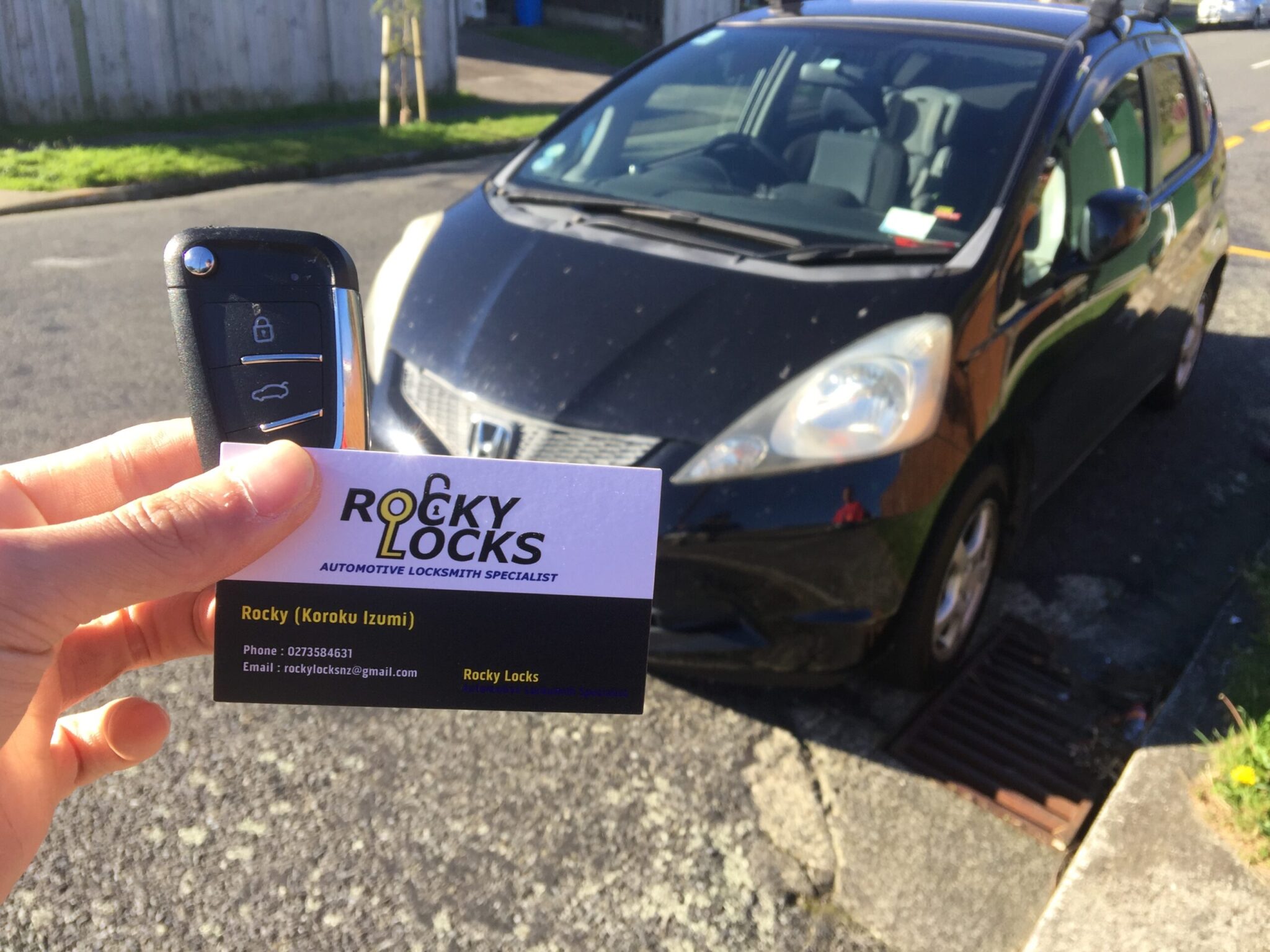 MAKING KEY FOR HONDA FIT Rockylocks Automotive Locksmiths